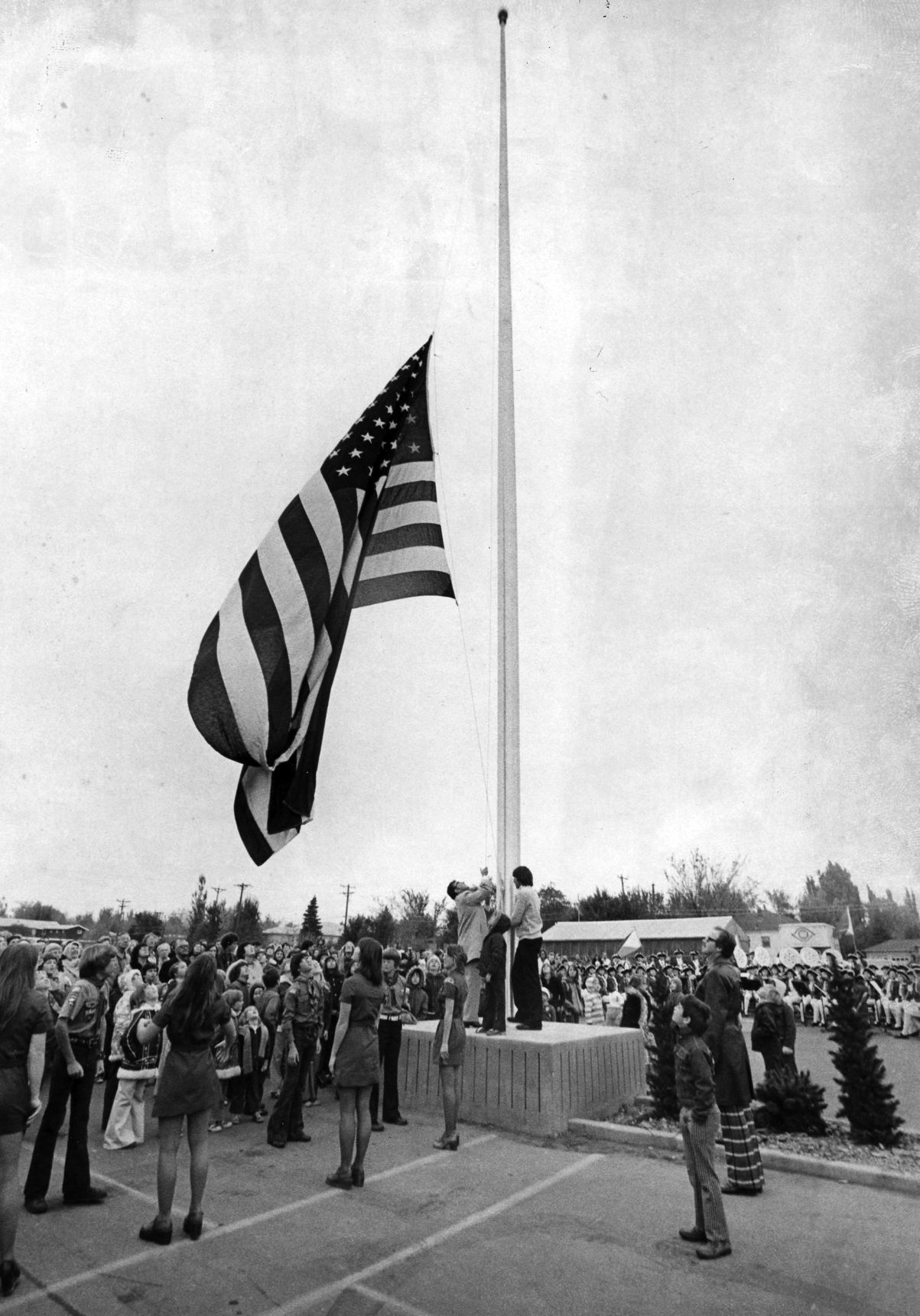 Arrowhead Plaza Flag 1975